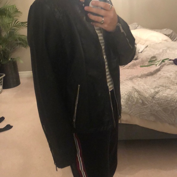 Calvin Klein faux leather jacket - Picture 3 of 4